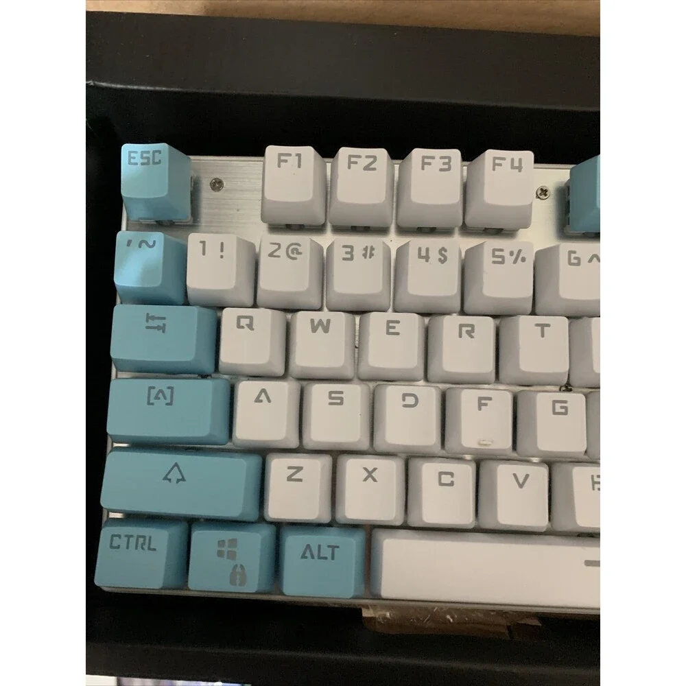 Deiog DY-101 Professional Competitive Mechanical Keyboard Used Minimal Teal